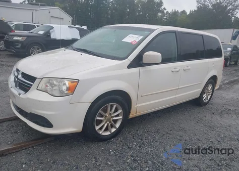 2013 Dodge Grand Caravan Sxt из США, поврежденный, VIN 2C4RDGCG7DR749063